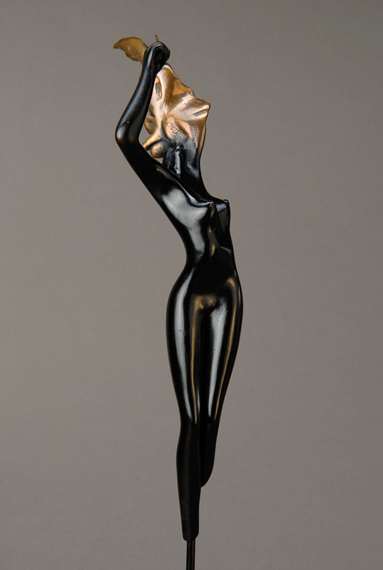 Bruno Bruni, geb. 1935 Gradara/Italien, Angelo Vendicatore, Bronzeskulptur, signiert und num. 88/250 Venturi Arte, auf getrepptem dunklem ...