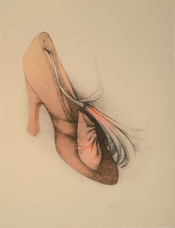 Bruno Bruni, geb. 1935 Gradara, Farblithographie, handsigniert, nummeriert e.a., Blattgr. ca. 40x31 cm