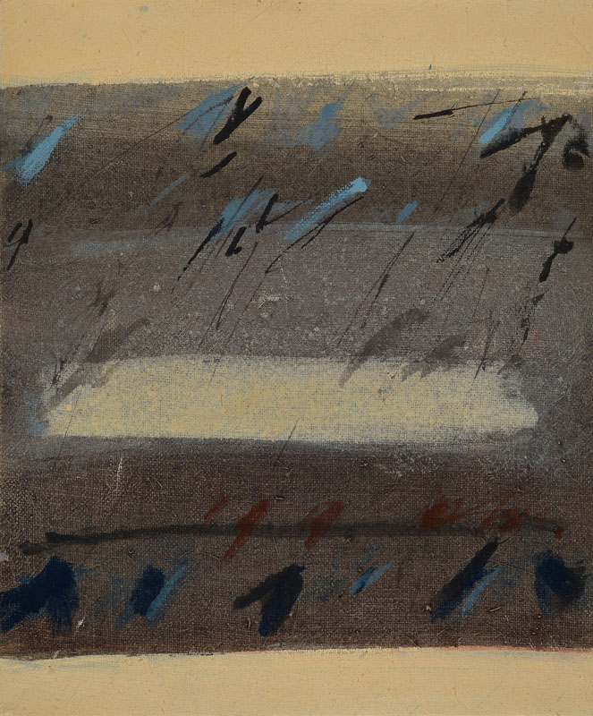 Eleonore Fuchs-Heidelberg, 1946 Heidelberg - 2012 Berlin, Acryl/Lwd, Sherbet, rückseitig signiert und datiert 95, betitelt, ca. 30x25 cm, Leiste