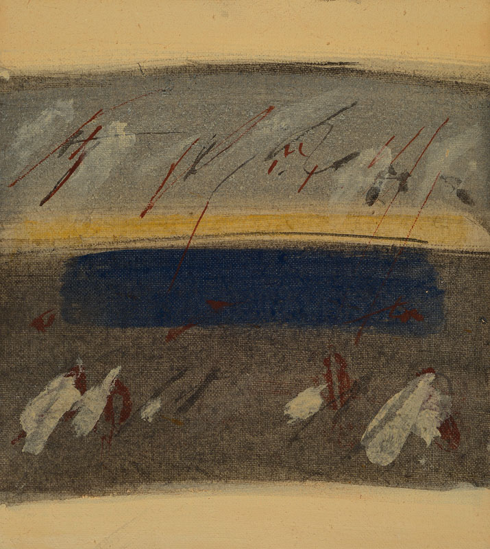 Eleonore Fuchs-Heidelberg, 1946 Heidelberg - 2012 Berlin, Acryl/Lwd, Yellow Mirage, rückseitig signiert und datiert 95, betitelt, ca. 30x25 cm, ...