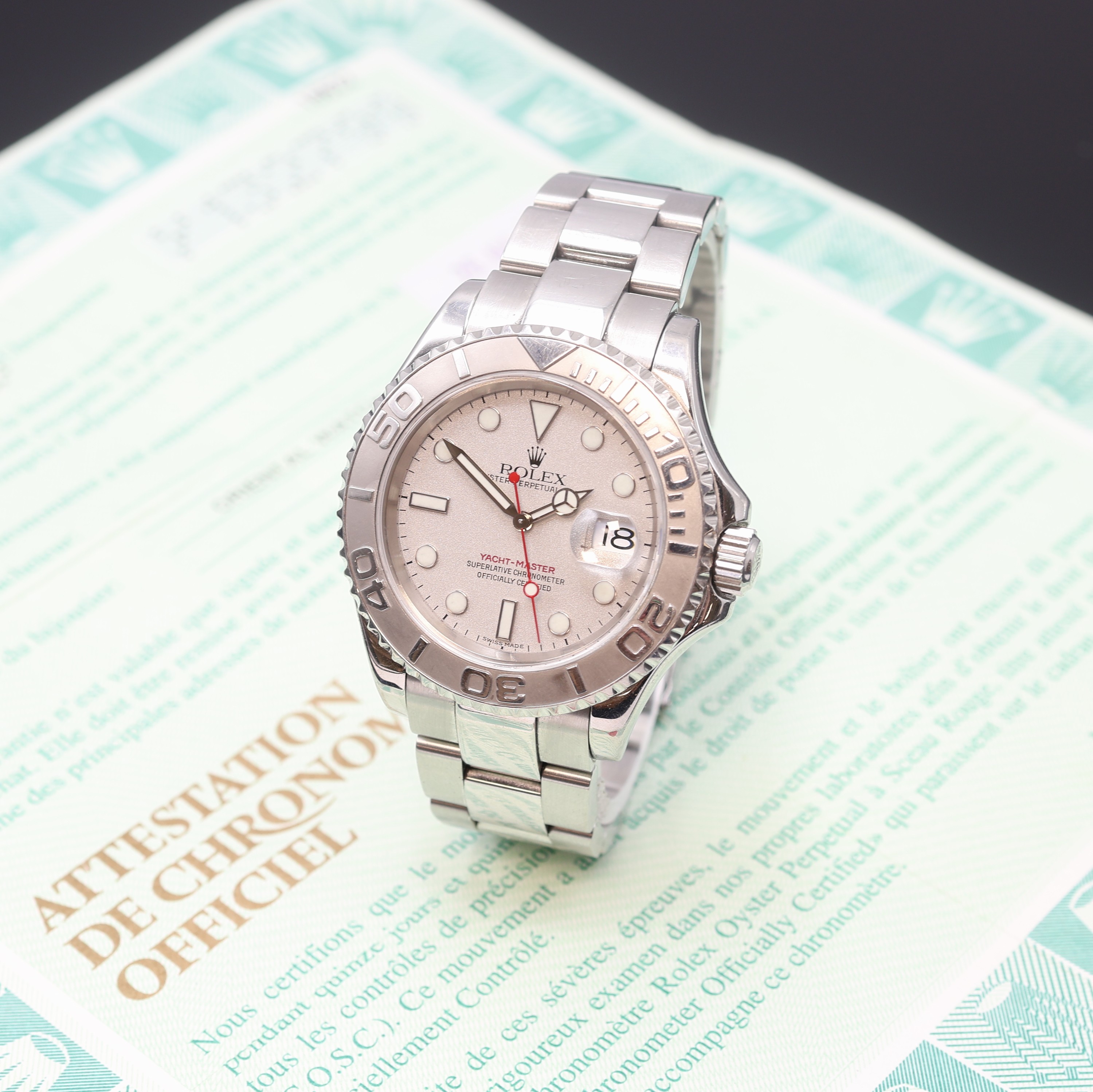 Image 24787387 - ROLEX Herrenarmbanduhr Oyster Perpetual Date Yacht-Master Referenz 16622, Automatik, ...