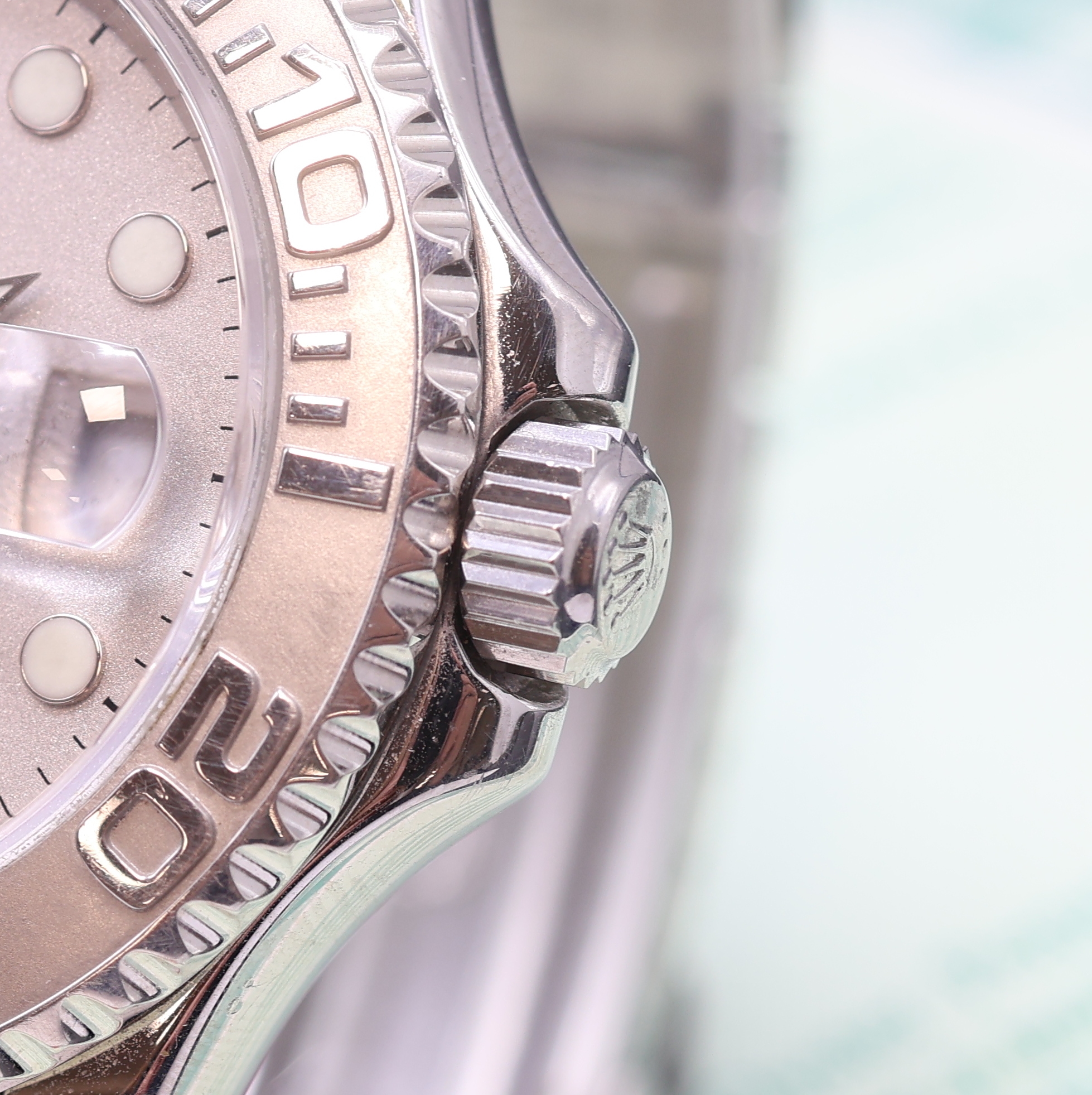 Detail b: ROLEX Herrenarmbanduhr Oyster Perpetual Date Yacht-Master Referenz 16622, Automatik, Chronometer der Superlative in Edelstahl/Platin kombiniert inkl. ...