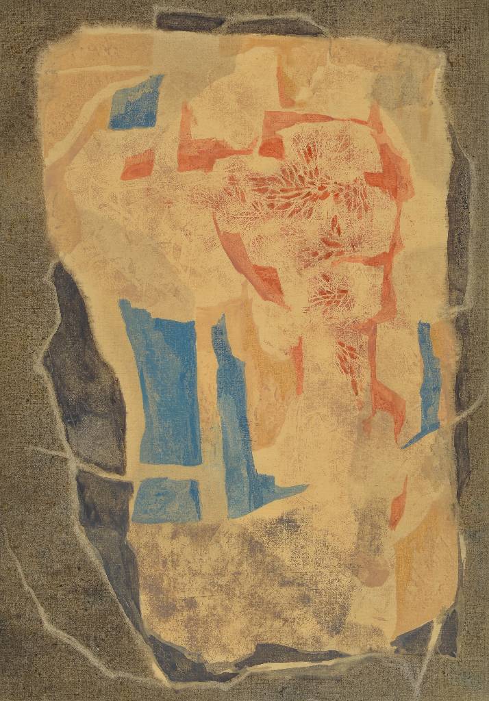 Detail a: Konvolut aus fünf Werken von Speyerer Künstlern, 2x Reinhard Ader, Lithographie und Blei-/Buntstiftzeichnung, 1x Rudolf Dister, Gouache, 1x Klaus ...