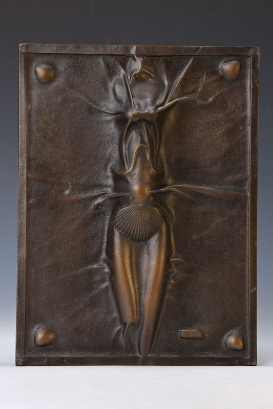 Paul Wunderlich, 1927-2010, Aphrodite, Bronzerelief, in der Platte signiert, ca. 24x32 cm