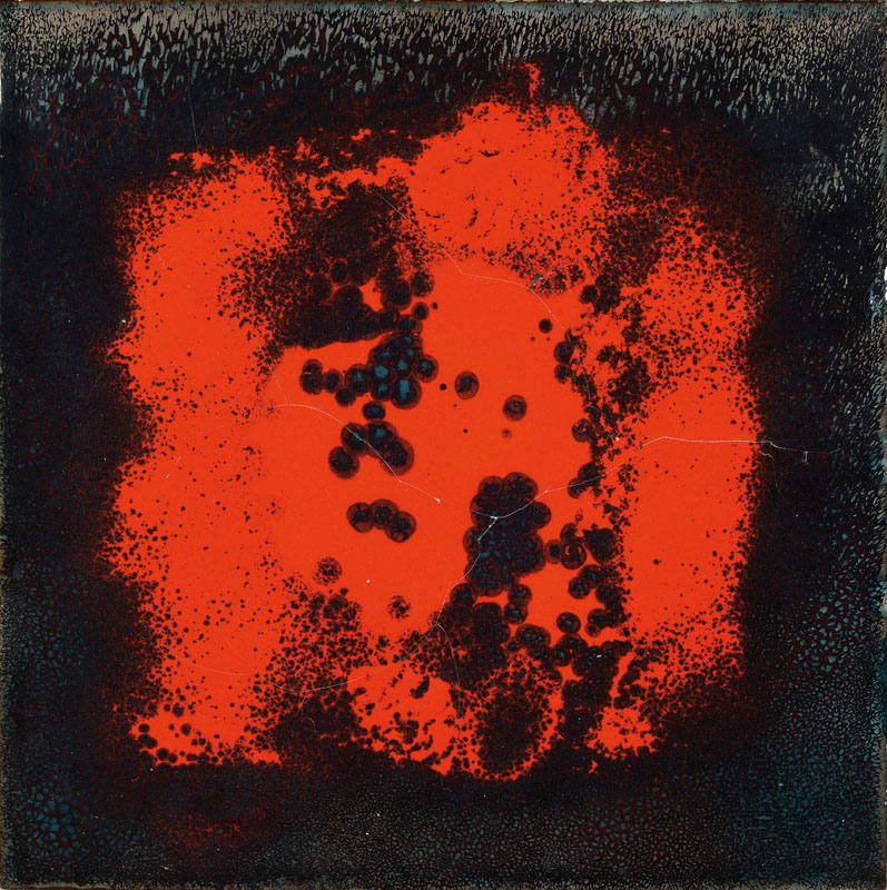 Sigrid Schilde, 1924 Hersfeld - 1995 Überlingen, Emailkünstlerin und ehem. Dozentin der Hanauer Akademie, eigenes Atelier in Eßlingen, Staatspreis ...