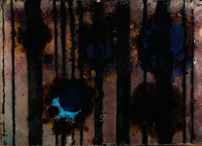 Sigrid Schilde, 1924 Hersfeld - 1995 Überlingen, Emailkünstlerin und ehem. Dozentin der Hanauer Akademie, eigenes Atelier in Eßlingen, Staatspreis ...