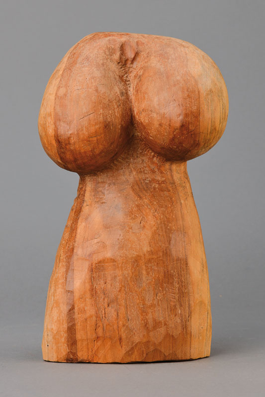 Constantin G. Grangure, zeitgenössischer Künstler, Holzskulptur, monogrammiert, H. ca. 33 cm