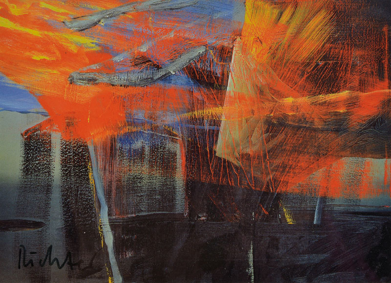 Gerhard Richter, geb. 1932 Dresden, Konvolut aus drei Postkarten Multiples, "Abstraktes Bild (Schwan)", "Abstraktes Bild", ...