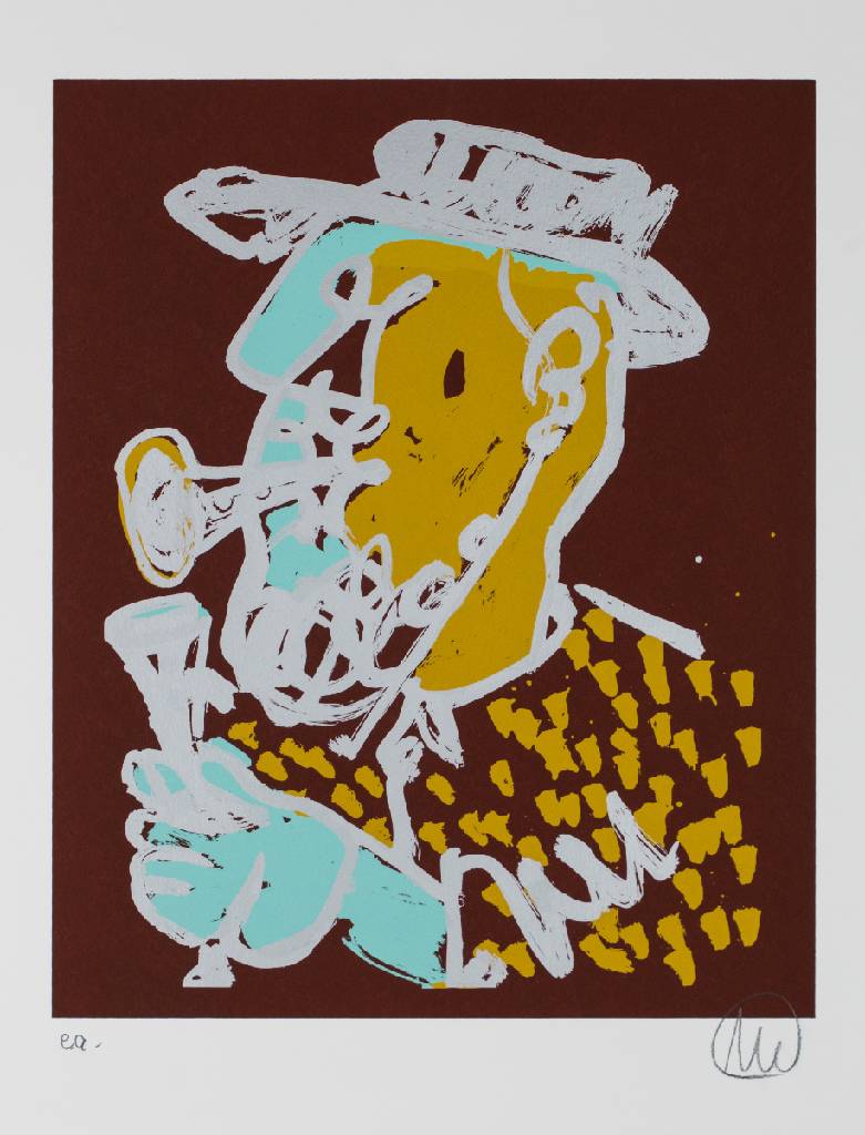 Markus Lüpertz, geb. 1941, Serigraphie im Handabzug auf Bütten, 2012, handsign., nummeriert e.a., Auflage 40 + e.a., Blattgr. ca. 75x64 cm