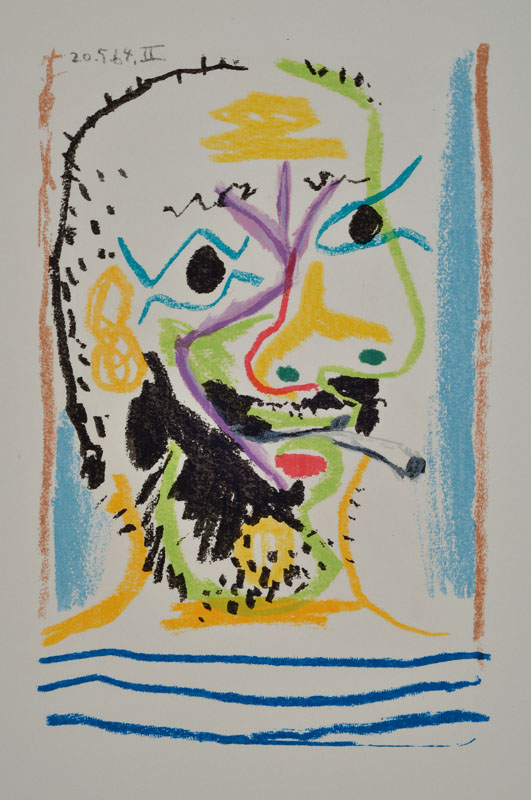 Pablo Picasso, 1881-1973, Konvolut aus zwei Lithographien aus: Le Gout du Bonheur, Handpressendruck unter der Aufsicht des Künstlers, Dietz ...