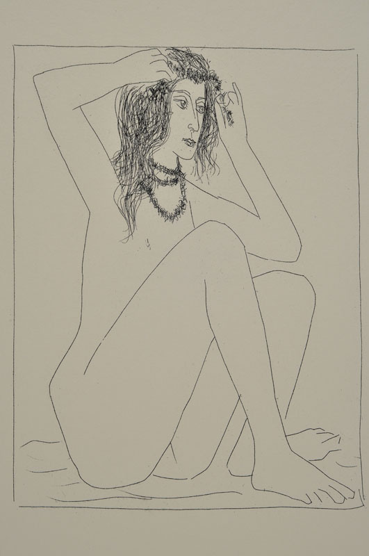 Pablo Picasso, 1881-1973, Konvolut aus zwei Lithographien nach der Auflage Suite Vollard, 300 Exemplare auf Velin, Narcisse, Bloch Nr. 206 bzw. 135, ...