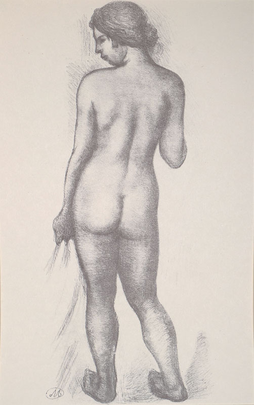 Detail a: Konvolut aus zwei Lithographien, Aristide Maillol, "L´Art d´aimer, ca. 35x25 cm, Henri Matisse, "Akt", ca. 38x27,5 cm, je mit PP, ...