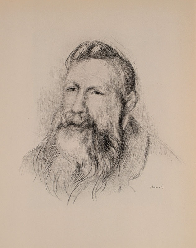 Detail a: Auguste Renoir, 1841-1919, Konvolut aus vier Lithographien, "Louis Valtat", "Auguste Rodin", "Richard Wagner", ...