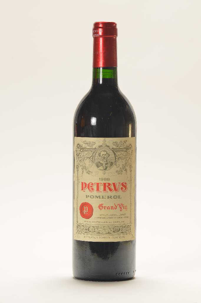 1 Flasche 1988 Château Petrus, Pomerol, intoneck, ca. 75 cl, 91 Parker Punkte, Cellar Tracker 92/100, unverkostet , sehr guter Erhaltungszustand, ...