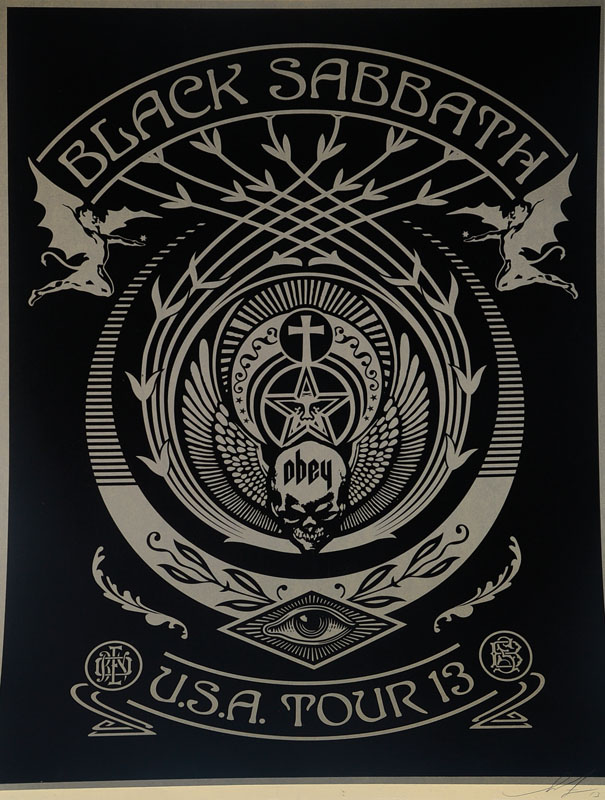 Shepard Fairey, geb. 1970, Siebdruck, handsigniert und nummeriert 47/125, Blattgr. ca. 61,5x46 cm