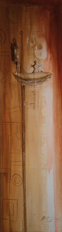 Gabriel Eklou, geb. 1966 Accra/Ghana, seit 1996 tätig, zahlreiche Werke findet man in Unternehmen und Privatsammlungen im In- und Ausland, hier: The ...