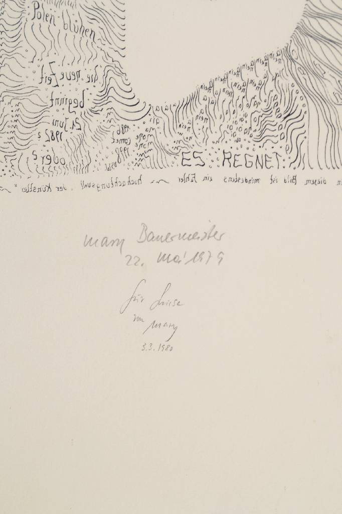 Detail a: Mary Bauermeister, geb. 1934, Konvolut aus zwei Lithographien, je handsigniert und nummeriert, ca. 58,5x78,5 cm bzw. 48x38 cm, einmal unter Glas ...
