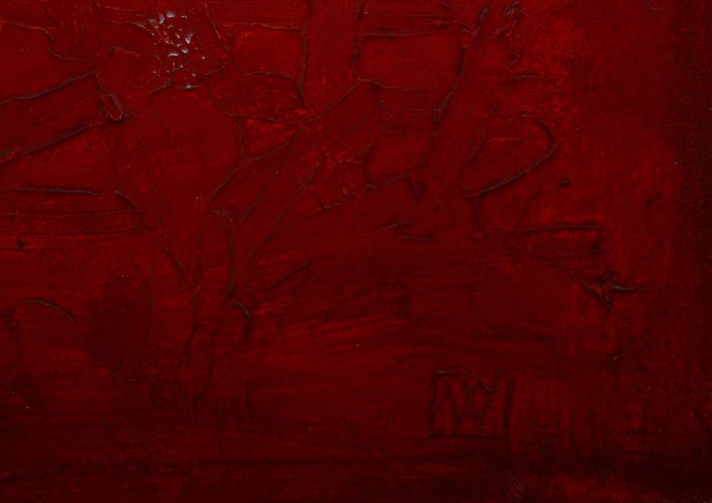 Detail a: Waldemar Wronski, geb. 1960 Slawno/Polen, studierte in Koszalin und Danzig, wirkte in Peine in Westfalen, hier: wohl Selbstbildnis, Öl/Lwd und ...