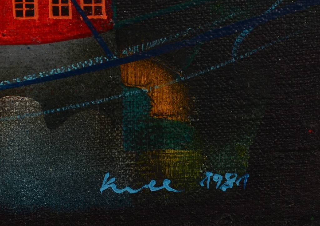 Detail a: Wojtek Kulesza, geb. 1952 Malbrok (Marienburg), Studium an der Akademie Danzig, seit 1983 ansässig in Düsseldorf, zahlreiche intern. Ausstellungen, ...