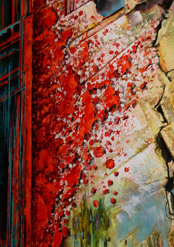 Detail b: Manfred Herzog, geb. 1949 Ludwigshafen, Studium an der Meisterschule Kaiserslautern, zahlreiche Einzel- und Gruppenausstellungen sowie Publikationen, ...