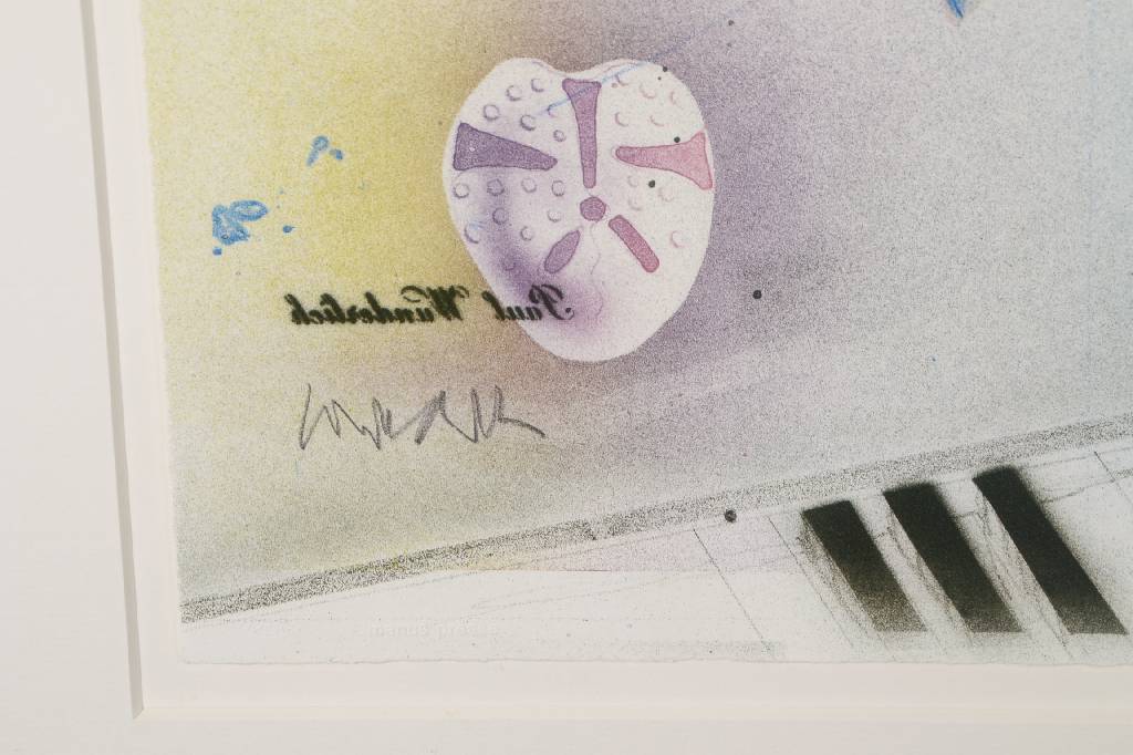 Detail a: Paul Wunderlich, 1927-2010, George Sand, Farblithographie, signiert und nummeriert 40/75, 1978, Blattgr. ca. 49.5x64.5 cm, PP, unter Glas gerahmt