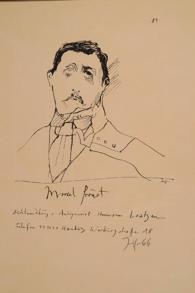 Horst Janssen, 1929-1995, Konvolut aus vier Lithographien, je signiert und datiert 66 bzw. 67, Blattgr. ca. 35x28 cm, je unter Glas gerahmt, teilw. ...
