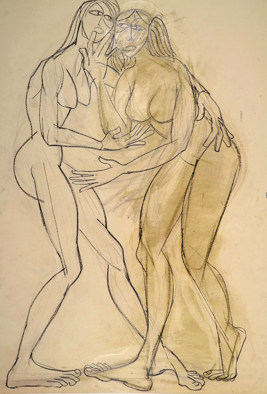 Franziskus Dellgruen, 1901 Köln-1984 Berlin,studierte zunächst in Köln, dann an der Akademie Dresden bei Robert Sterl, 1928-31 Meisterschüler von ...