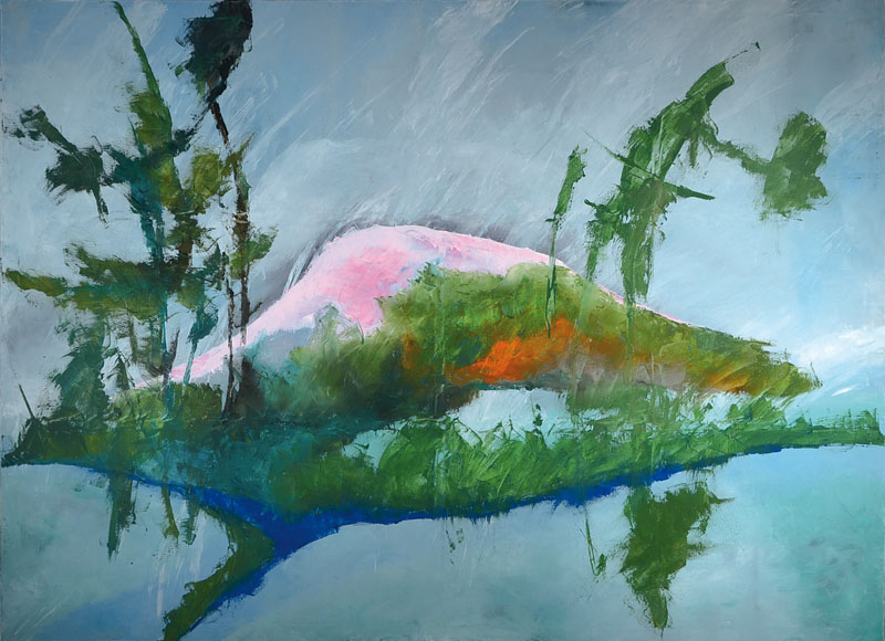 Paul Stasek, geb. 1957 Prag, lebt und arbeitet seit 1990 in Brühl und Prag, hier: Öl/Lwd, signiert, ca. 120x160 cm