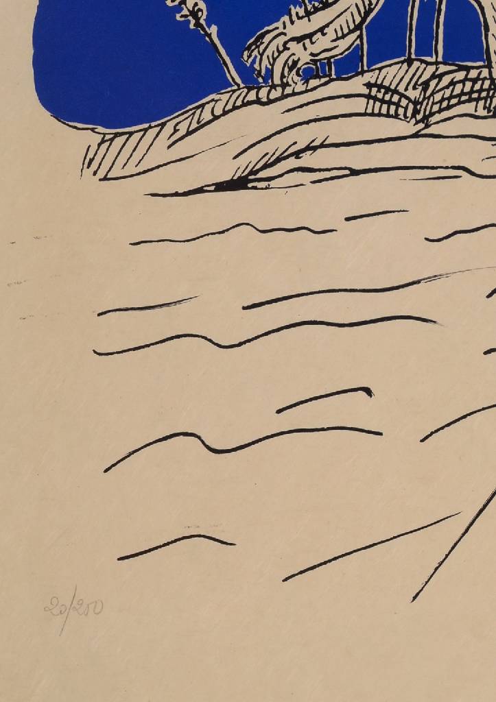 Detail b: Salvador Dali, 1904-1989, Farblithografie auf Japanpapier, aus der Suite "Les Songes Drolatique de Pantagruel", aus dem Jahre 1973, ...