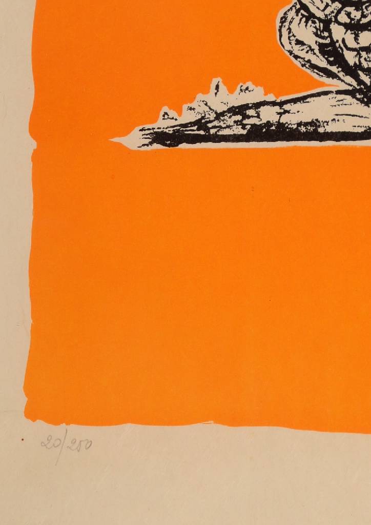 Detail b: Salvador Dali, 1904-1989, Farblithografie auf Japanpapier, aus der Suite "Les Songes Drolatique de Pantagruel", aus dem Jahre 1973, ...
