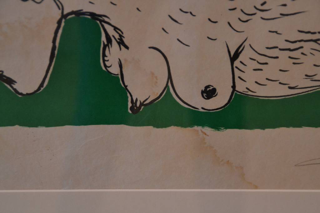 Detail d: Salvador Dali, 1904-1989, Farblithografie auf Japanpapier, aus der Suite "Les Songes Drolatique de Pantagruel", aus dem Jahre ...