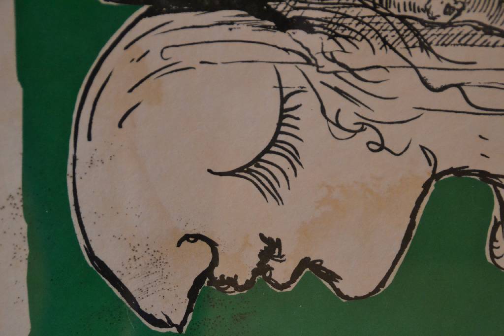 Detail e: Salvador Dali, 1904-1989, Farblithografie auf Japanpapier, aus der Suite "Les Songes Drolatique de Pantagruel", aus dem Jahre ...