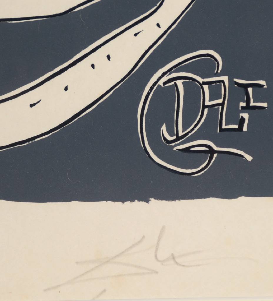 Detail a: Salvador Dali, 1904-1989, Farblithografie auf Japanpapier, aus der Suite "Les Songes Drolatique de Pantagruel", aus dem Jahre 1973, ...