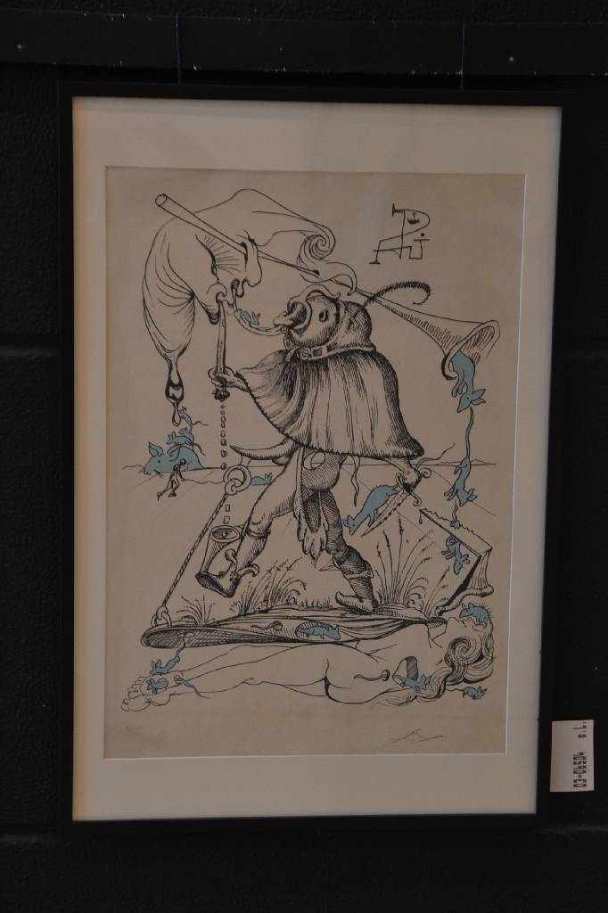 Detail a: Salvador Dali, 1904-1989, Farblithografie auf Japanpapier, aus der Suite "Les Songes Drolatique de Pantagruel", aus dem Jahre ...