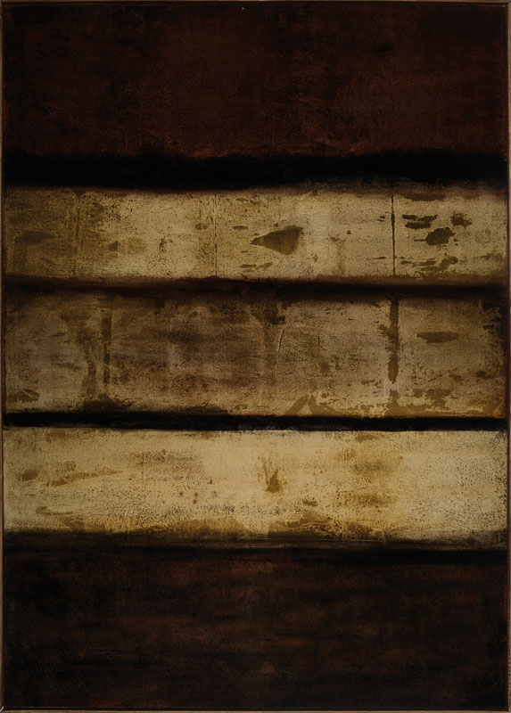 Gaston Galé, zeitgenössischer belgischer Künstler, Abstrakte Komposition in Gelb und Grau, Öl/Lwd, links unten signiert, ca. 140x100 cm