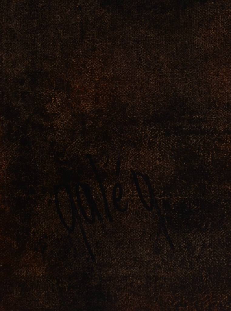 Detail a: Gaston Galé, zeitgenössischer belgischer Künstler, Abstrakte Komposition in Gelb und Grau, Öl/Lwd, links unten signiert, ca. 140x100 cm
