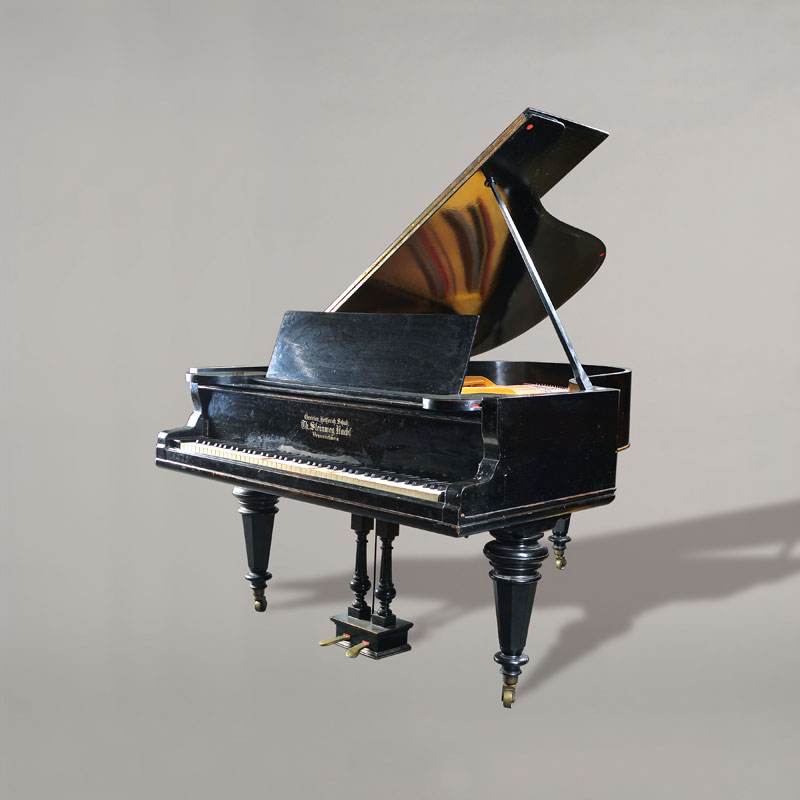Flügel, Hersteller "Steinweg", Braunschweig, Grotjahn Steinweg Nachfolge, um 1895/1900, Tasten, Mechaniken u. Korpus mit Alters- u. ...