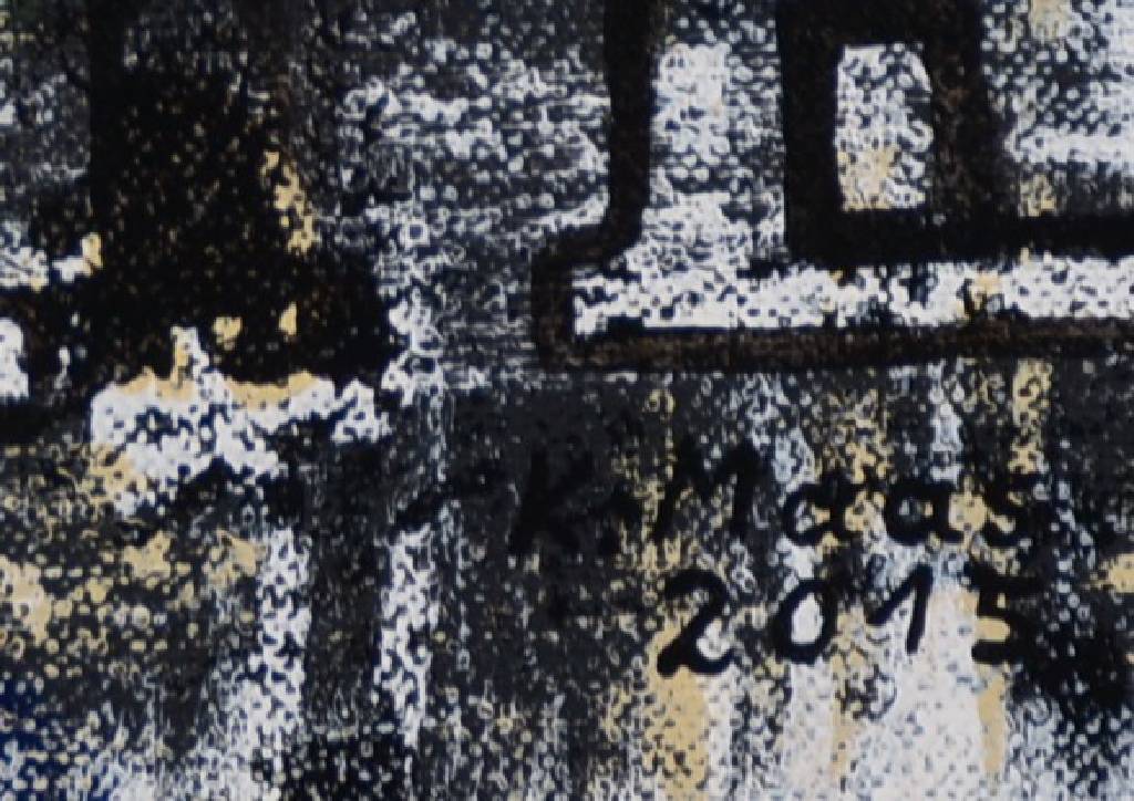 Detail a: Karin Maas, geb. 1952, Ausstellung im In- und Ausland, Eintrag im Art3 150 Europäische Künstler-Katalog, von Fachjuroren für den Kitz Art Award ...