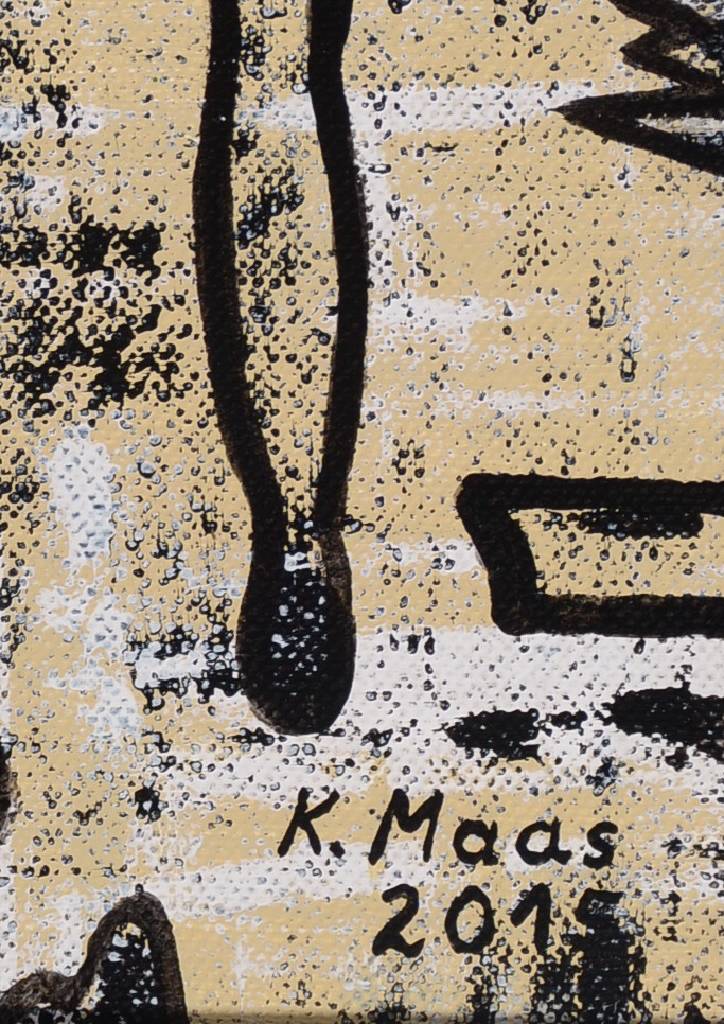 Detail a: Karin Maas, geb. 1952, Ausstellung im In- und Ausland, Eintrag im Art3 150 Europäische Künstler-Katalog, von Fachjuroren für den Kitz Art Award ...