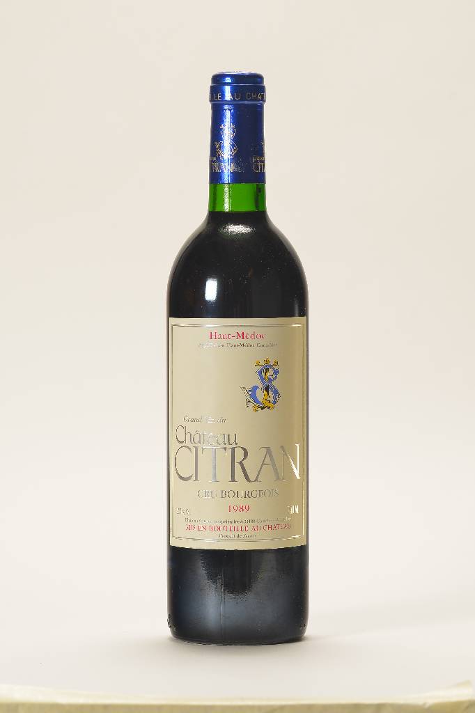 12 Flaschen 1989 Chateau Citran, Haut-Medoc,Cru Bourgeois, high fill, je ca. 75 cl, unverkostet, sehr guter Zustand, in Originalholzkiste, Wine ...