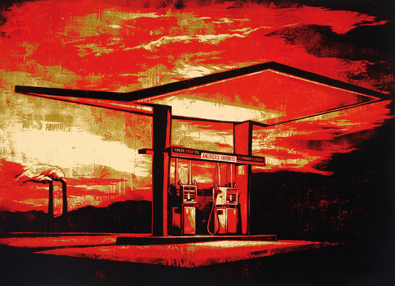Shepard Fairey, geb. 1970, Siebdruck, America's Favorite, num. 359/400, handsigniert, Blattgr. ca. 45.5 x 61.5 cm