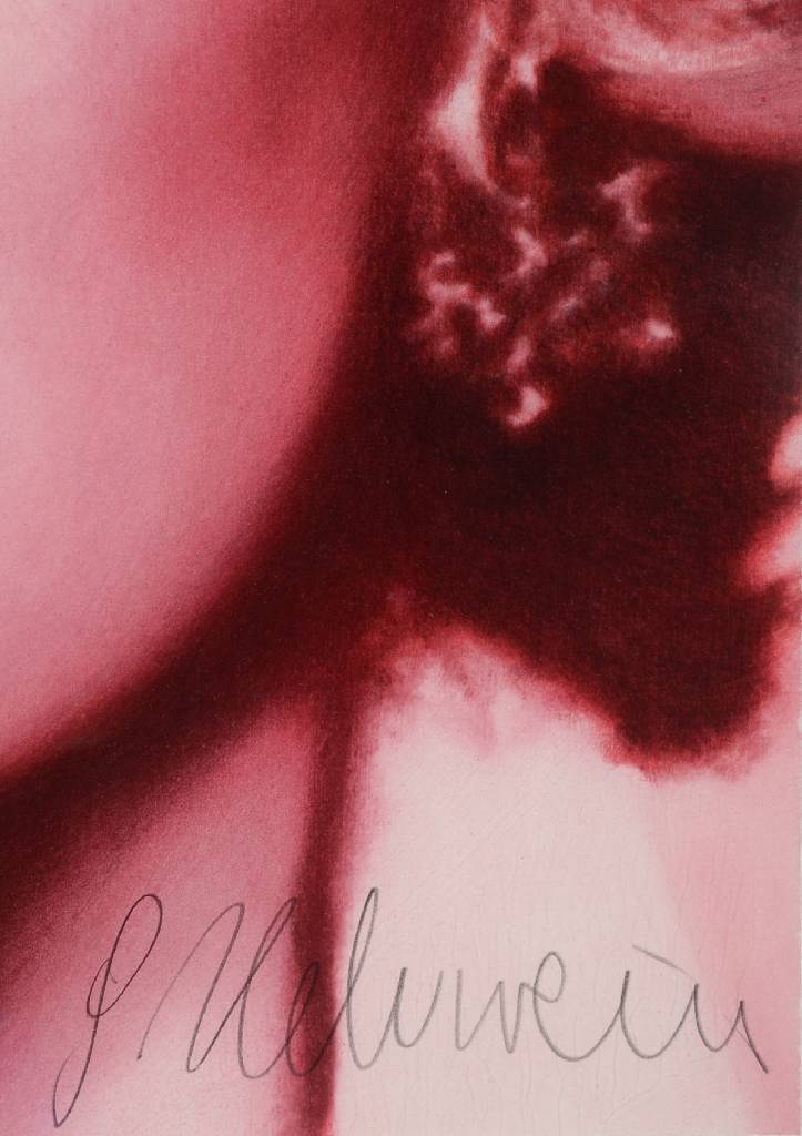Detail b: Gottfried Helnwein, geb. 1948, Marylin Monroe, Lithographie, handsigniert und num. 179/450, ca. 76 x 59.5 cm, unter Glas, Rahmen