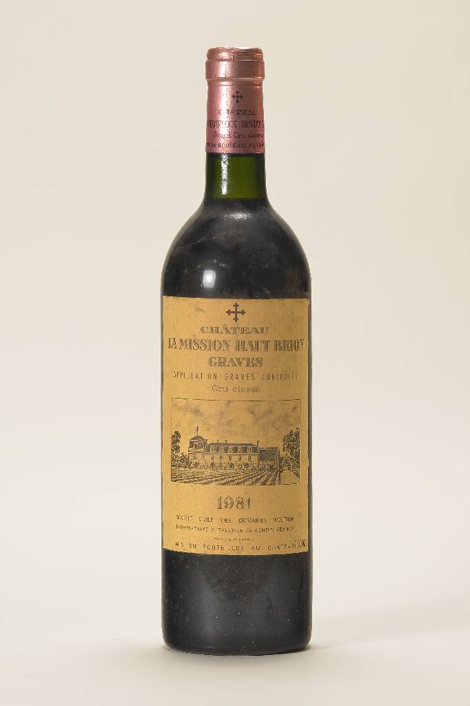1 Flasche 1981 Château La Mission Haut Brion, Graves, Cru classé, ca. 75 cl, top shoulder, unverkostet