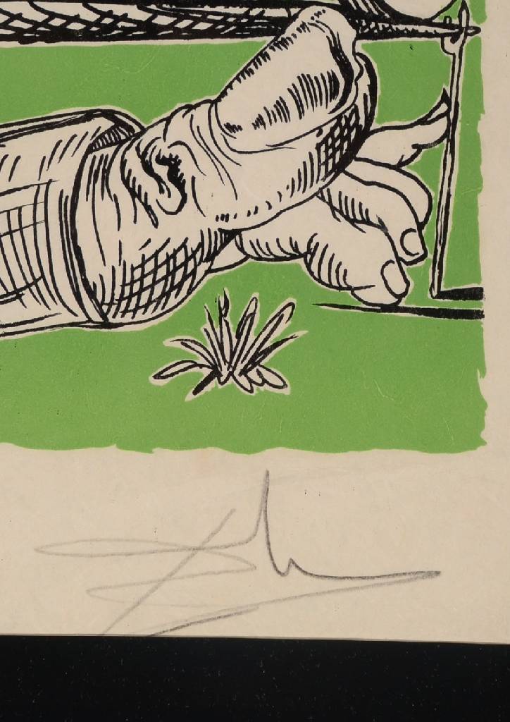 Detail a: Salvador Dali, 1904-1989, Farblithografie auf Japanpapier, von 1973, signiert und nummeriert EA, WVZ Michler/Löpsinger 1422, ca. 76 x 56 cm ...