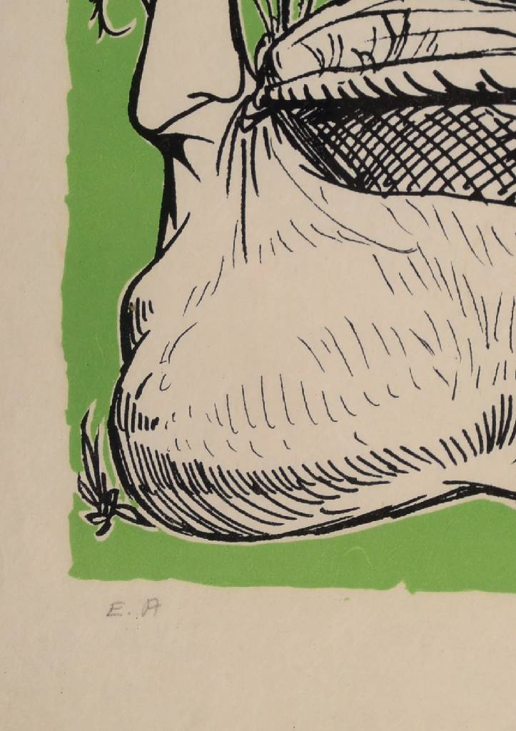 Detail b: Salvador Dali, 1904-1989, Farblithografie auf Japanpapier, von 1973, signiert und nummeriert EA, WVZ Michler/Löpsinger 1422, ca. 76 x 56 cm ...