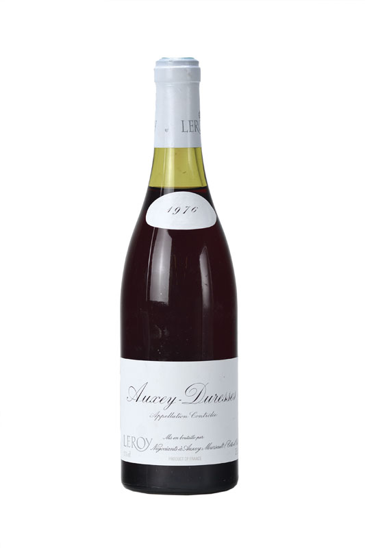 1 Flasche 1976 Leroy Auxey-Duresses, Cote d'Or, ca. 75 cl., Abstand zwischen Kapselund Wein: ca. 3 cm, unverkostet