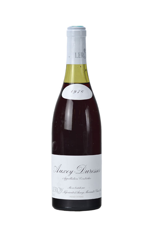 12 Flaschen Leroy, Cote-d'Or, 6x 1976 Auxey -Ducesses, 2x 1970 Cote de Beaune-Villages, 4 x 1967 Cote de Beaune-Villages, je ca. 75 cl, Abstand ...