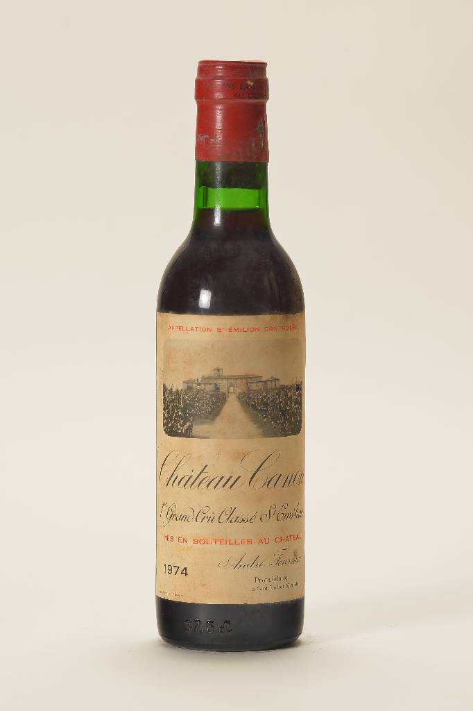 8 Demi-Flaschen Château Canon, je 37,5 cl, 2 x 1973 und 6 x 1974 Jahrgang, Premier Grand Cru Classé, top shoulder und besser, Etiketten teilw. l. ...
