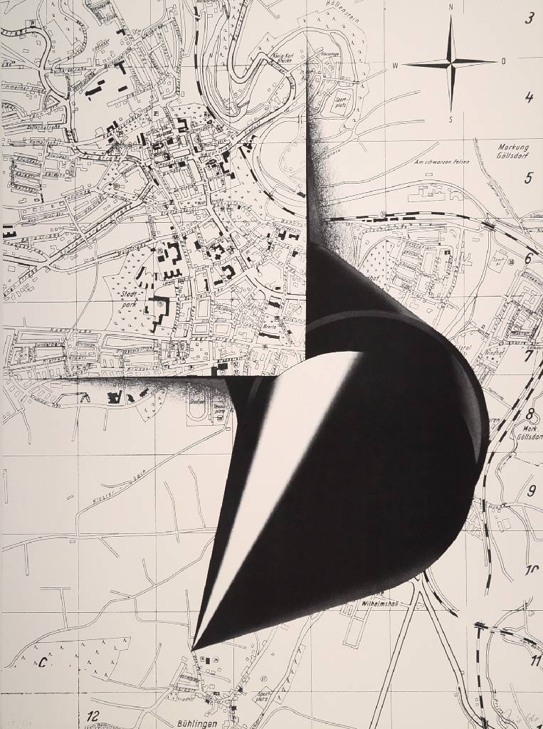 Rune Mields, geb. 1935, Lithographie, signiert und nummeriert 54/130, datiert 1971, Blattgr. ca. 81,5x60 cm