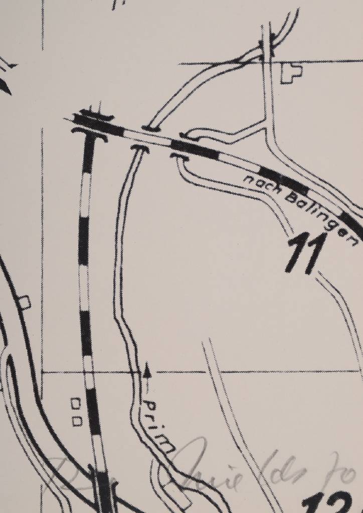 Detail b: Rune Mields, geb. 1935, Lithographie, signiert und nummeriert 54/130, datiert 1971, Blattgr. ca. 81,5x60 cm
